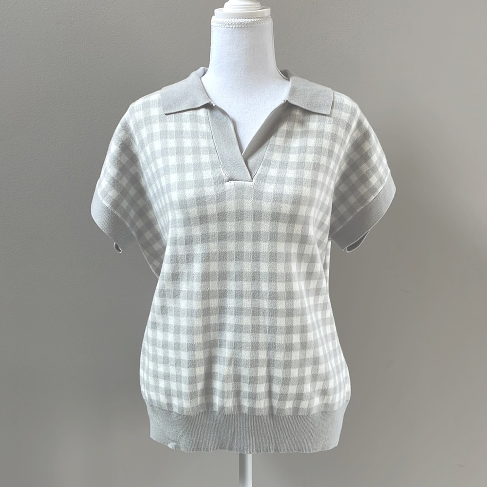 Sioni Short Sleeve Top, Size L